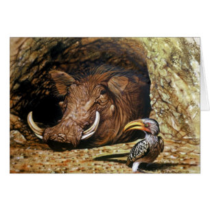 Tarjeta Warthog & Hornbill
