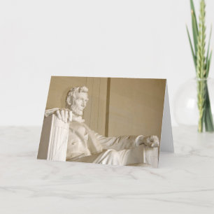 Tarjeta Washington, DC, el Lincoln memorial