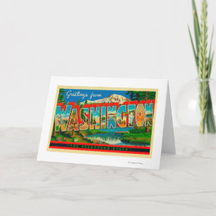 Tarjeta Washington - el estado imperecedero