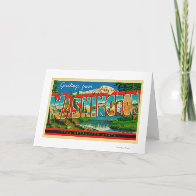 Tarjeta Washington - el estado imperecedero (Anverso)