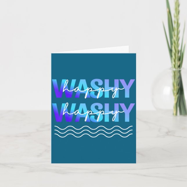 Tarjeta Washy Washy Funny Ship Washy Washy Cruise  (Anverso)