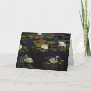 Tarjeta Water Lilies   Albert Edelfelt