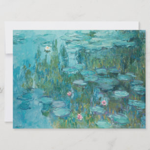 Tarjeta Water Lilies (por Claude Monet, 1915)