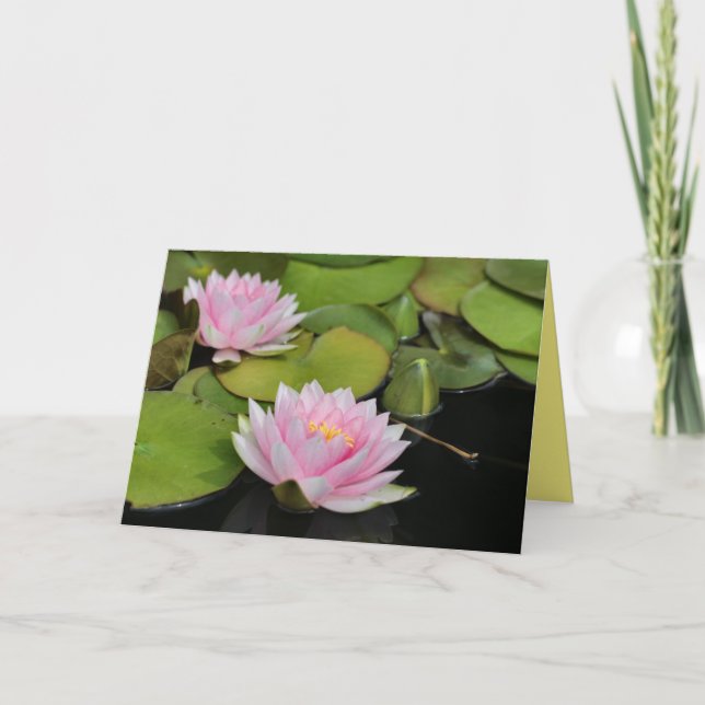 Tarjeta Water Lillies (Anverso)