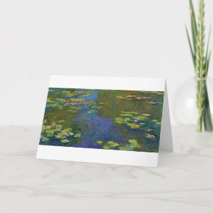 Tarjeta Water Lily Pond en Giverny, Claude Monet