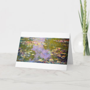 Tarjeta Water Lily Pond en Giverny, Claude Monet