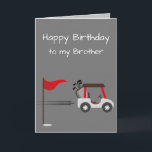 Tarjeta Watercolor Golf Fun Golf Brother Birday Fun<br><div class="desc">Cute Watercolor Golf Golfer Fun Art para el cumpleaños de tu hermano Perfecto para el que le gusta jugar golf</div>