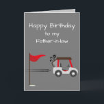 Tarjeta Watercolor Golf Fun Golf Brother-in-law<br><div class="desc">Cute Watercolor Golf Golfer Fun Art para tu cumpleaños de suegro Perfecto para el que le gusta jugar golf</div>