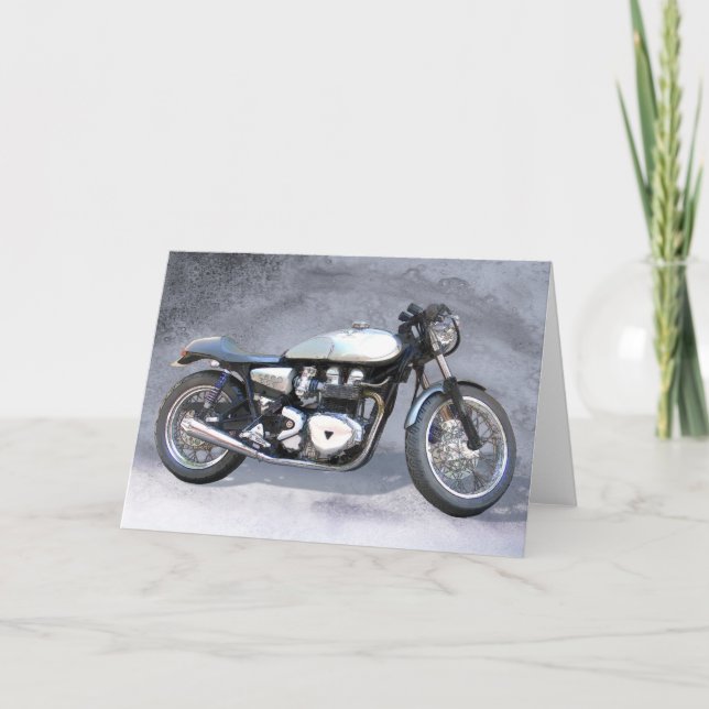 Tarjeta Watercolor plateado (Anverso)