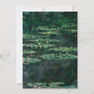 Tarjeta Waterlilies (Claude Monet)