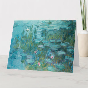 Tarjeta Waterlilies (Claude Monet, 1915)