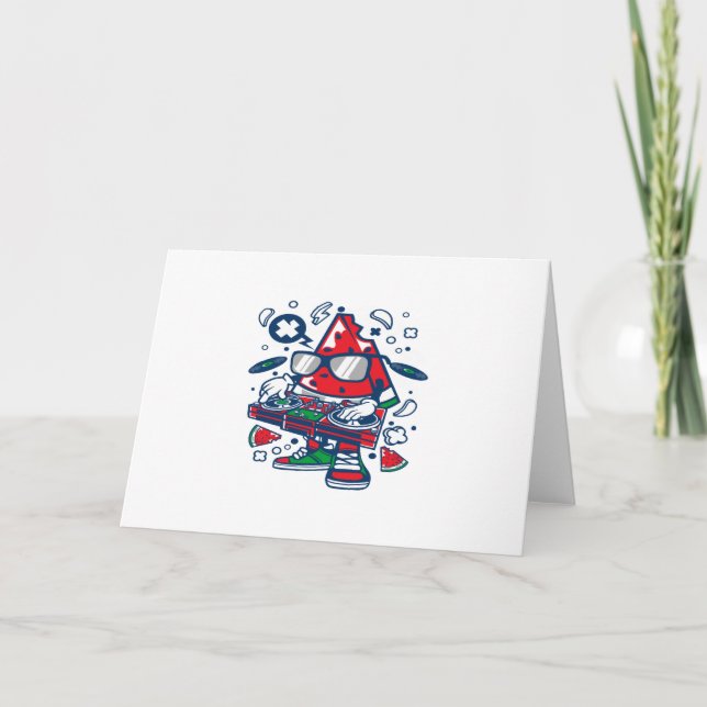Tarjeta Watermelon Dj (Anverso)
