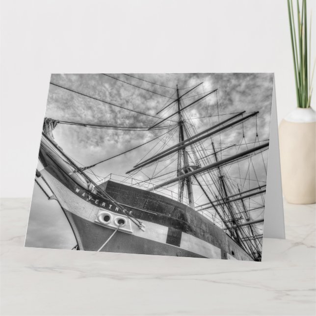 Tarjeta Wavertree Sailing (Anverso)