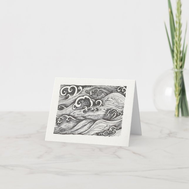 Tarjeta Waves Notecard (Anverso)