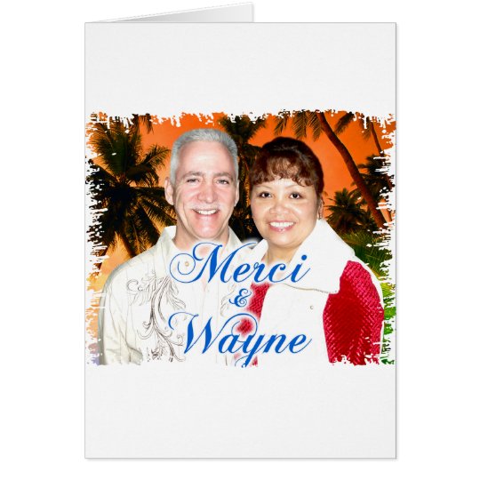 Tarjeta Wayne y Merci