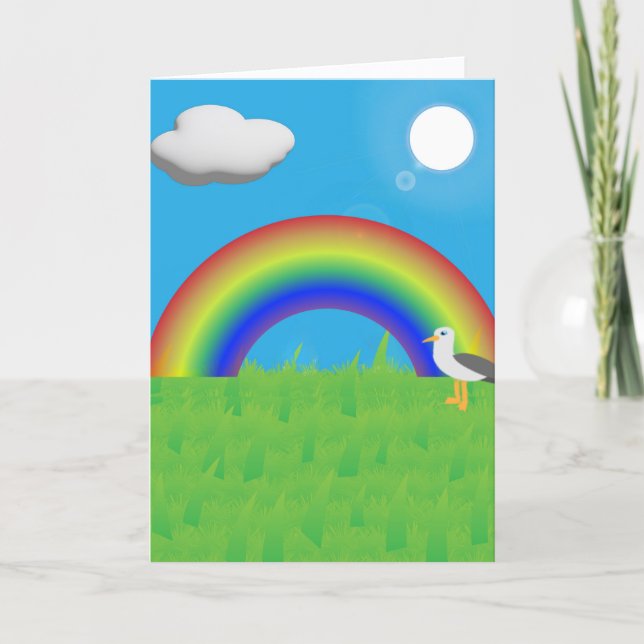 Tarjeta We followed the Rainbow for this Greeting Card (Anverso)