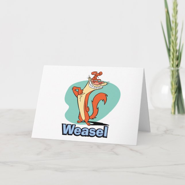 Tarjeta Weasel Proud Character Graphic (Anverso)
