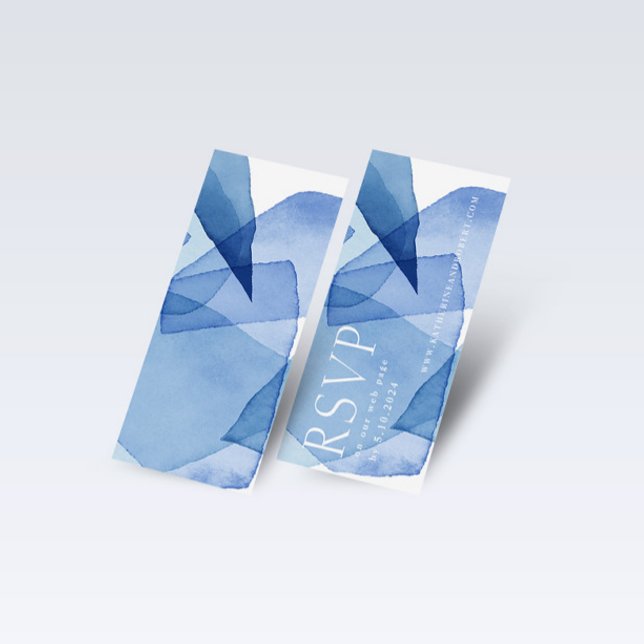 Tarjeta web Boda de formas de acuarela moderna (Subido por el creador)