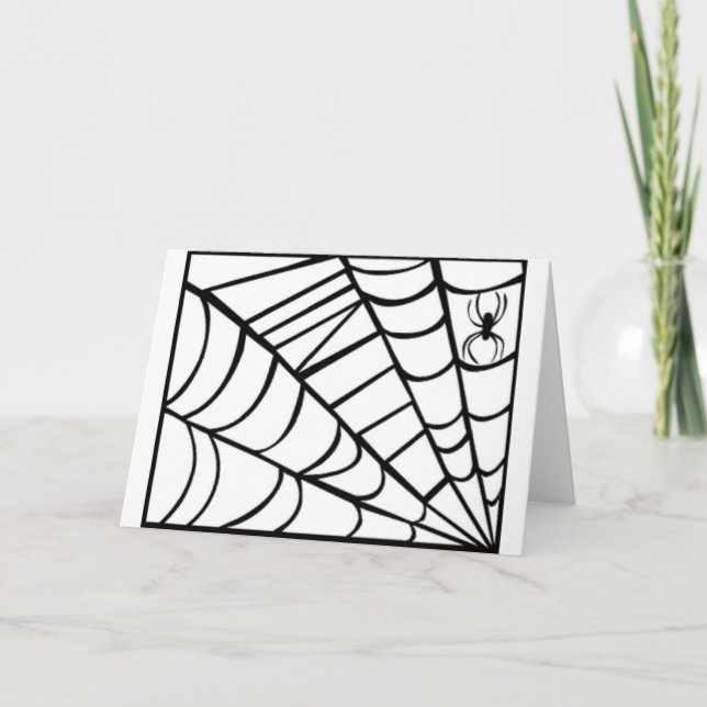 Tarjeta Web de araña (Anverso)