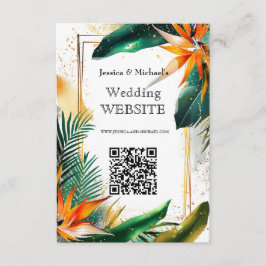 Tarjeta web de Birds of Paradise Bliss