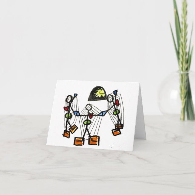 Tarjeta Web de brillo| Metáfora de historia (Anverso)