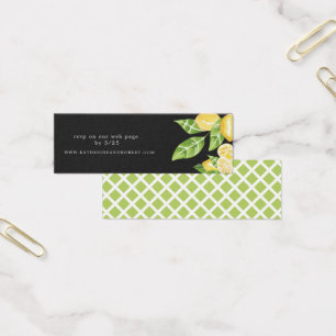 tarjeta web de citrus lemon tree Boda