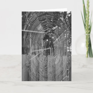 Tarjeta Web de la Halloween-Araña