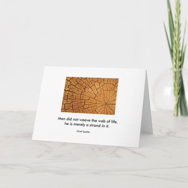 Tarjeta Web de la vida (Anverso)