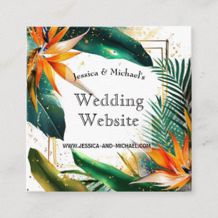 Tarjeta web de pequeños y divertidos pájaros del p