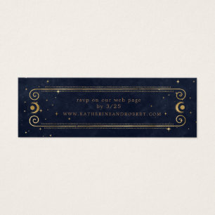 Tarjeta web del Boda Celestial de Oro Azul de Medi