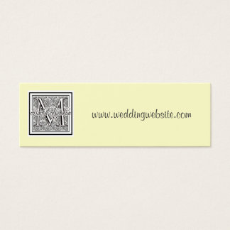 Tarjeta web del logotipo de boda personalizada