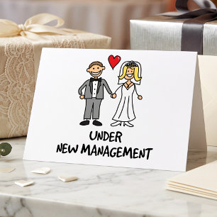 Tarjeta Wedding Couple - Under New Management