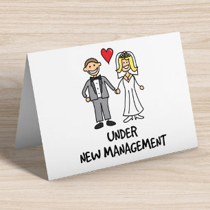 Tarjeta Wedding Couple - Under New Management