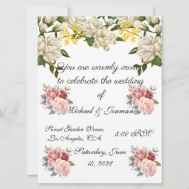 Tarjeta Wedding Invitation