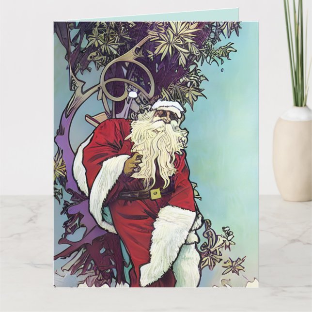 Tarjeta Weed Santa (Anverso)