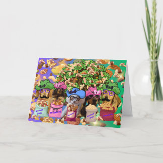 Tarjeta Weenies are Nuts Greeting Card