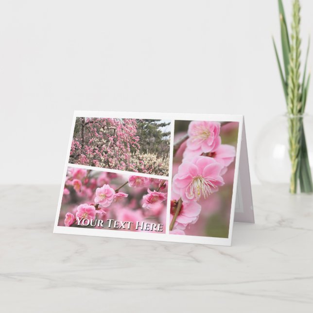 Tarjeta Weeping Japanese Apricot (Anverso)