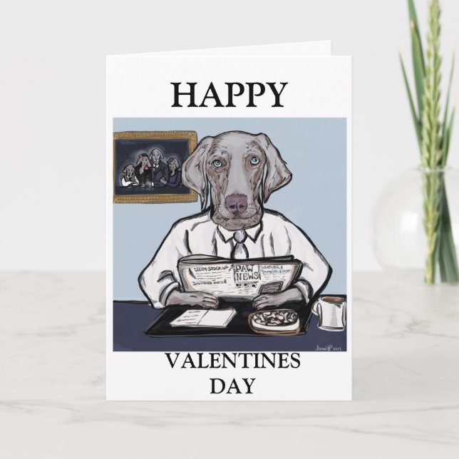 TARJETA WEIMARANER (Anverso)