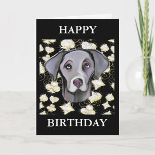 TARJETA WEIMARANER 