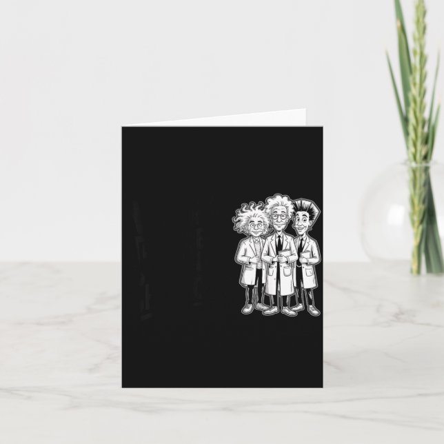 Tarjeta Weird Teachers Build Character Funny Teacher Appre (Anverso)