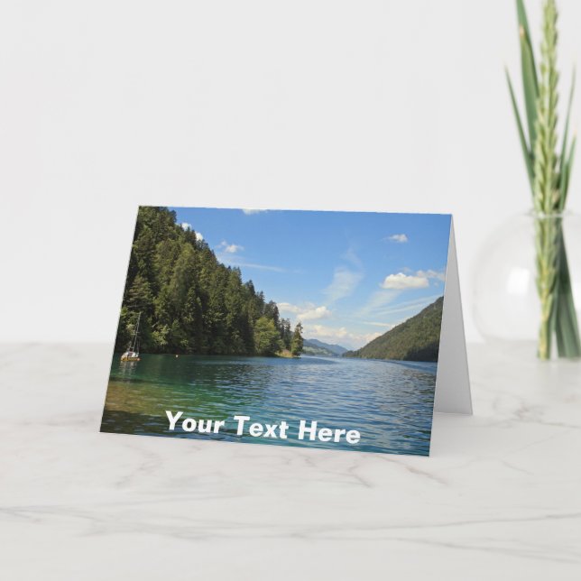 Tarjeta Weissensee personalizable, Austria (Anverso)