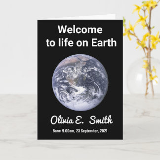 Tarjeta Welcome to the world - New Baby Congratulations