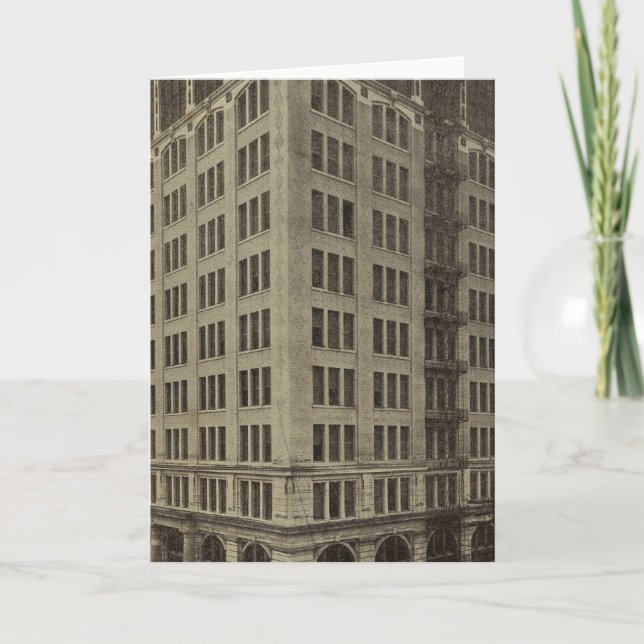 Tarjeta WellsFargo Bldg, Portland, Oregón (Anverso)