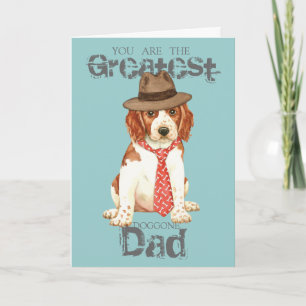 Tarjeta Welsh Springer Spaniel Dad