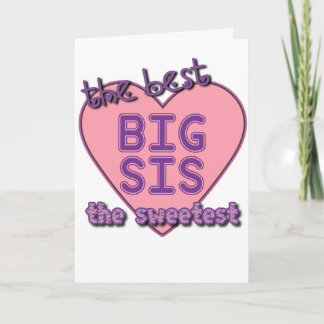 Tarjeta Wenskaart Big Sister