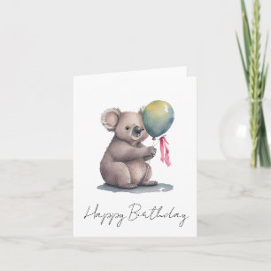 Tarjeta Wenskaart   Feliz cumpleaños desde abajo.