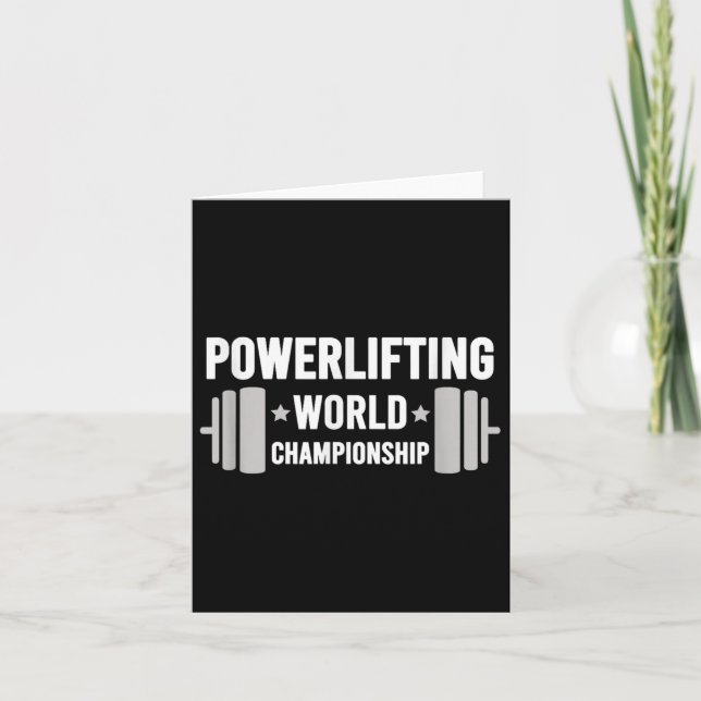 Tarjeta Werlifter Motivational Gym Werlifting World Chamon (Anverso)