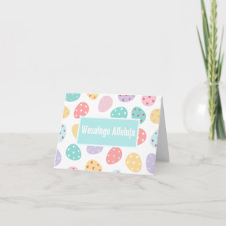 Tarjeta Wesołego Alleluja, pascua feliz polaca