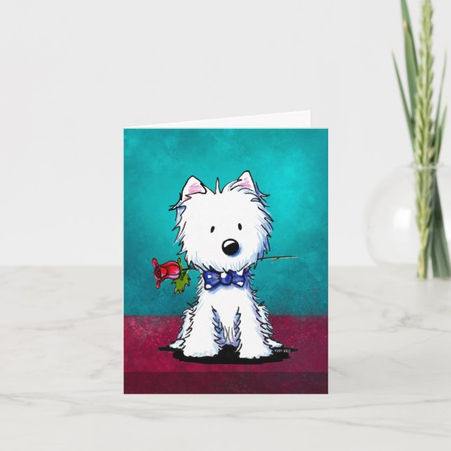 Tarjeta West Highland Terrier Card (Anverso)