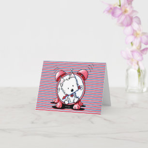 Tarjeta Westie Time KiniArt Card